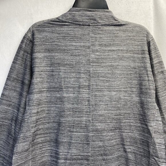 S.WEAR Open Front Long Sleeve Cardigan Sweater Women Sz 3 Gray Side Pockets Used - Picture 11 of 15